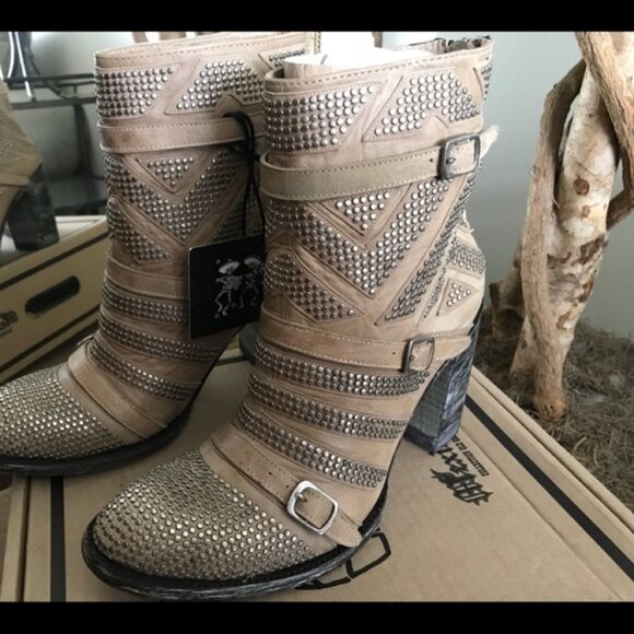 Old Gringo Studded Ankle Boot - Picture 2 of 5
